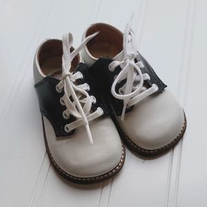 Baby Saddle Shoes Size 2 Vintage 50s